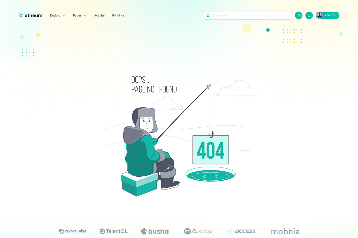 Etheum - NFT Marketplace Figma UI, an UI Kit Template by Themeix (Photo 28 of 28)