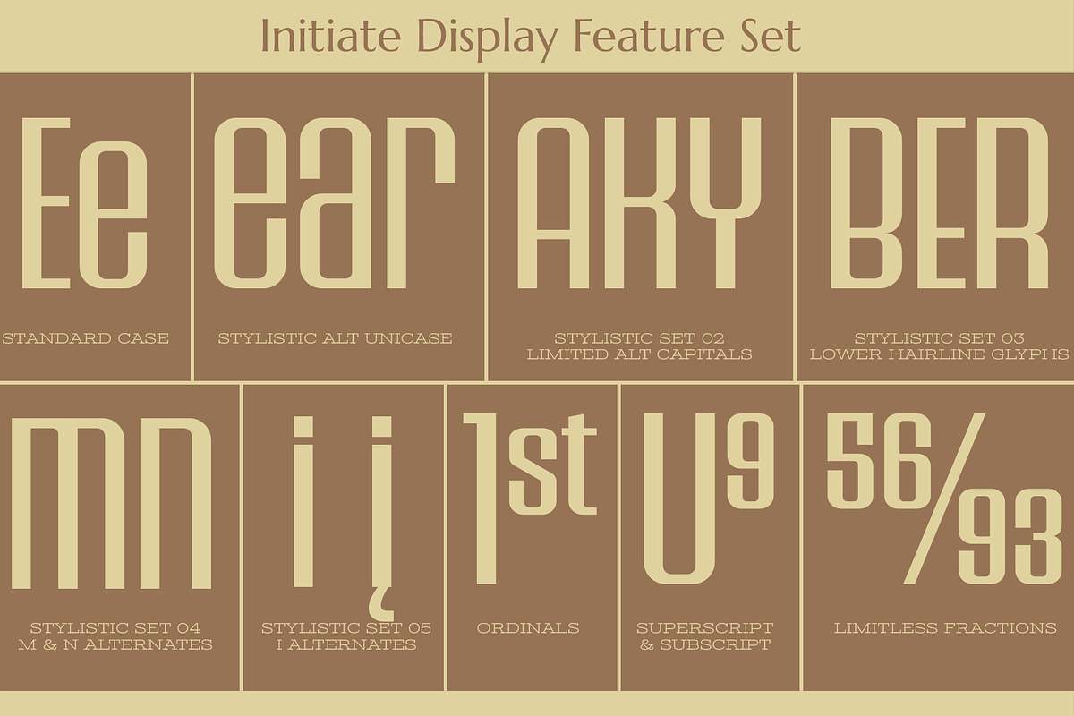 Initiate Collection, a Sans Serif Font by Stiggy & Sands (Photo 7 of 9)
