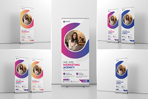 Roll-up Banner Template, a Print Template by zahidhossainalif
