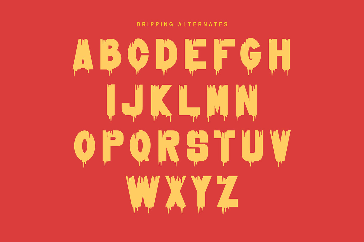 Liqudox Dripping Sans Display Font, a Sans Serif Font by Maulana Creative (Photo 8 of 8)