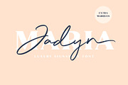 Jadyn Maria - Luxury Signature Font, a Script Font by Craft Supply Co. (Thumbnail 1 of 10)