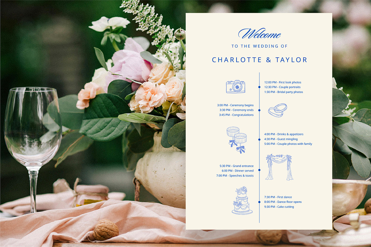 Summer Wedding Collection, a Decorative Illustration by Marish (Photo 7 of 11)