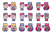 Cartoon Love Icons, an Icon by Cartoon Shop (Thumbnail 11 of 11)