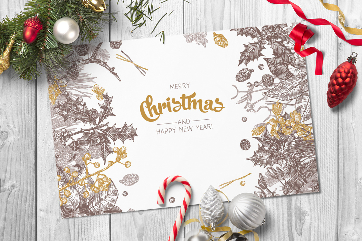 Christmas Botany, a Decorative Illustration by alexrockheart (Photo 6 of 7)
