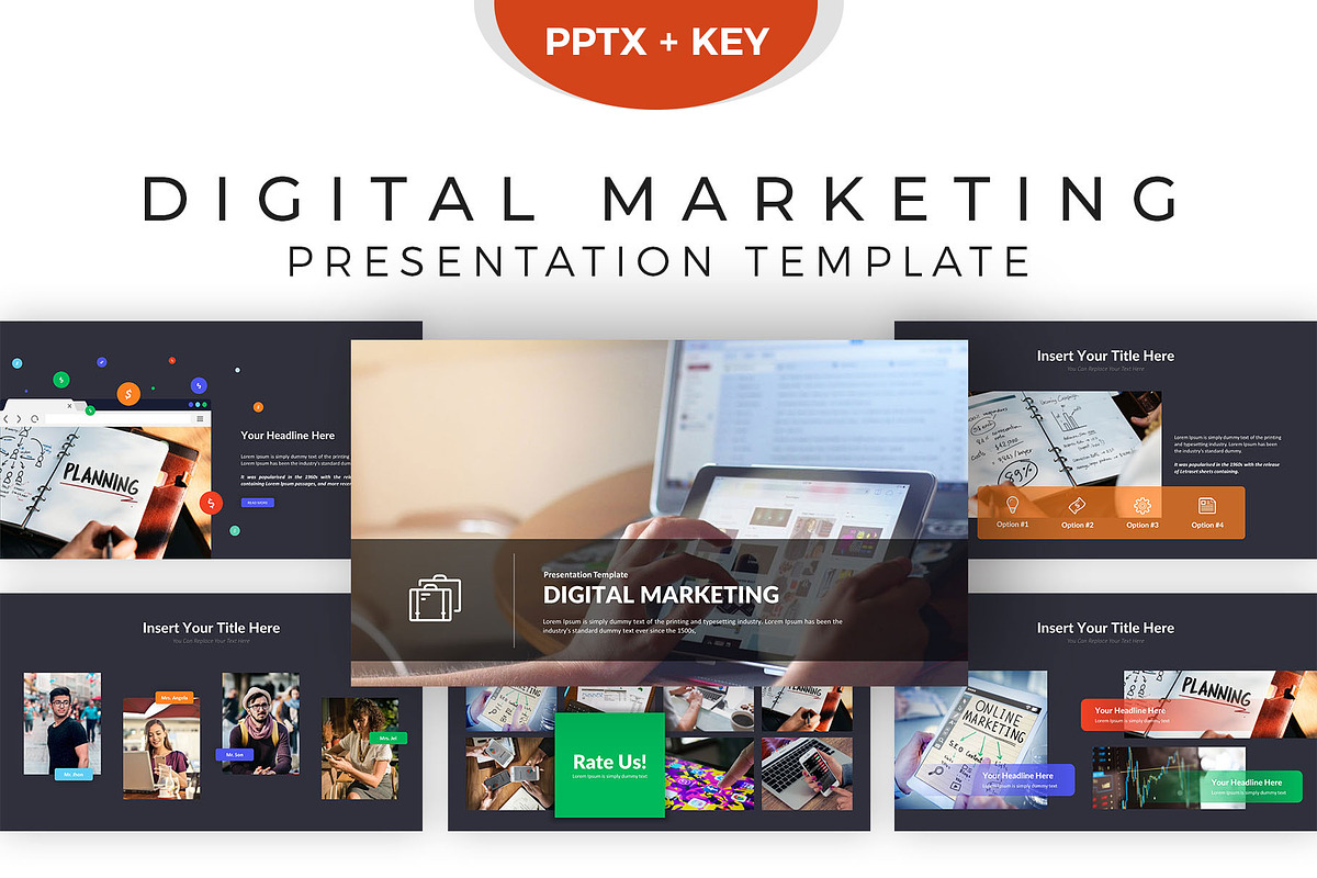 Digital Marketing Presentation Tem, a Presentation Template by Digitcase x Wealthwells (Photo 1 of 4)