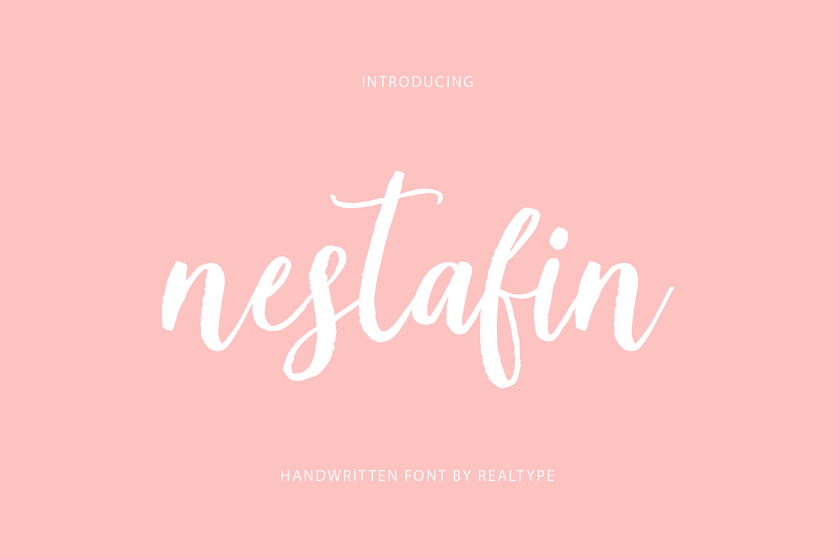 nestafin, a Script Font by Realtype (Photo 1 of 8)