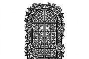 50 Floral French Window Ornament, a Decorative Illustration by Amazin_art (Thumbnail 33 of 35)