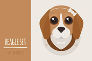 beagle set, an Object Graphic by adi katz (Thumbnail 2 of 5)