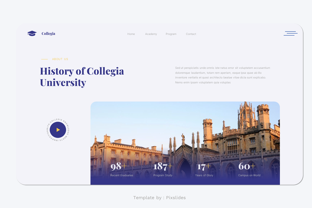 University and College PowerPoint, a Presentation Template by Pixslides (Photo 7 of 7)