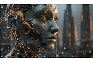 Detailed profile of futuristic, a Technology Photo by Igor Tichonow