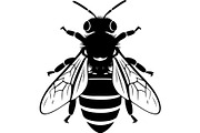 Bee Silhouette Bundle, a Background Graphic by Creativeshirt (Thumbnail 17 of 18)