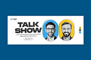 Podcast or Talk Show Facebook Cover, a Social Media Template by Saman Osama (Thumbnail 2 of 3)