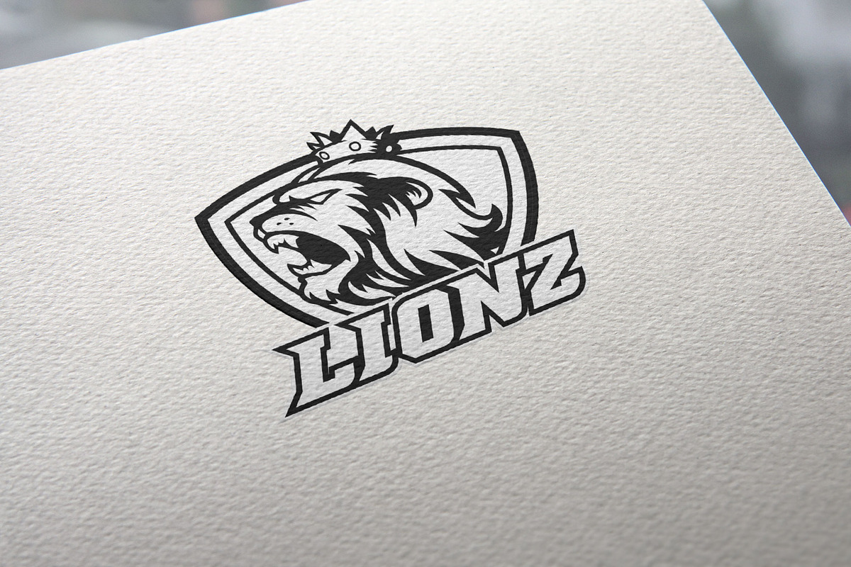 King Lion Mascot & Esport Logo, a Branding & Logo Template by Bagstudio Shop (Photo 3 of 4)