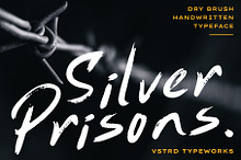 Silver Prisons – Dry Brush Font