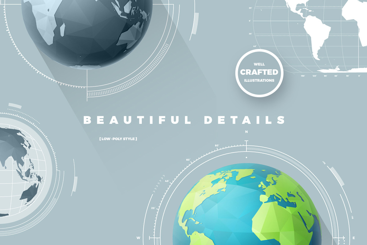 Planet Earth infographic, a Work Illustration by blauananas (Photo 4 of 8)