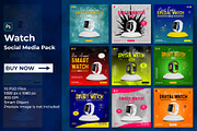 Watch Instagram Social Media Pack, a Social Media Template by rajstudio (Thumbnail 1 of 2)