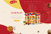 Just Foodies Landing Web Template, a Landing Page Template by PSDFY (Thumbnail 2 of 2)