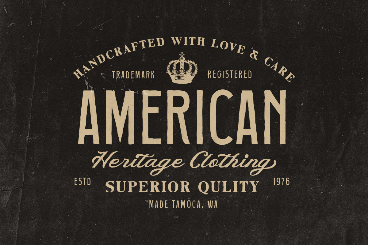 Carvent Neutral Vintage Font Trio, a Script Font by Letterhend Studio (Photo 9 of 10)