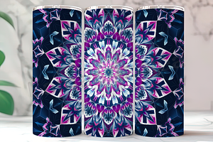 Spiritual Boho Mandala Tumbler, a Background Photo by LamanAzalea