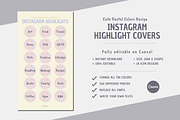 INSTAGRAM HIGHLIGHT COVERS, a Social Media Template by The Little Lily Studio (Thumbnail 5 of 5)