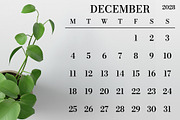 2028 Large Number MON-SUN Calendar, a Stationery Template by Running With Foxes (Thumbnail 5 of 5)