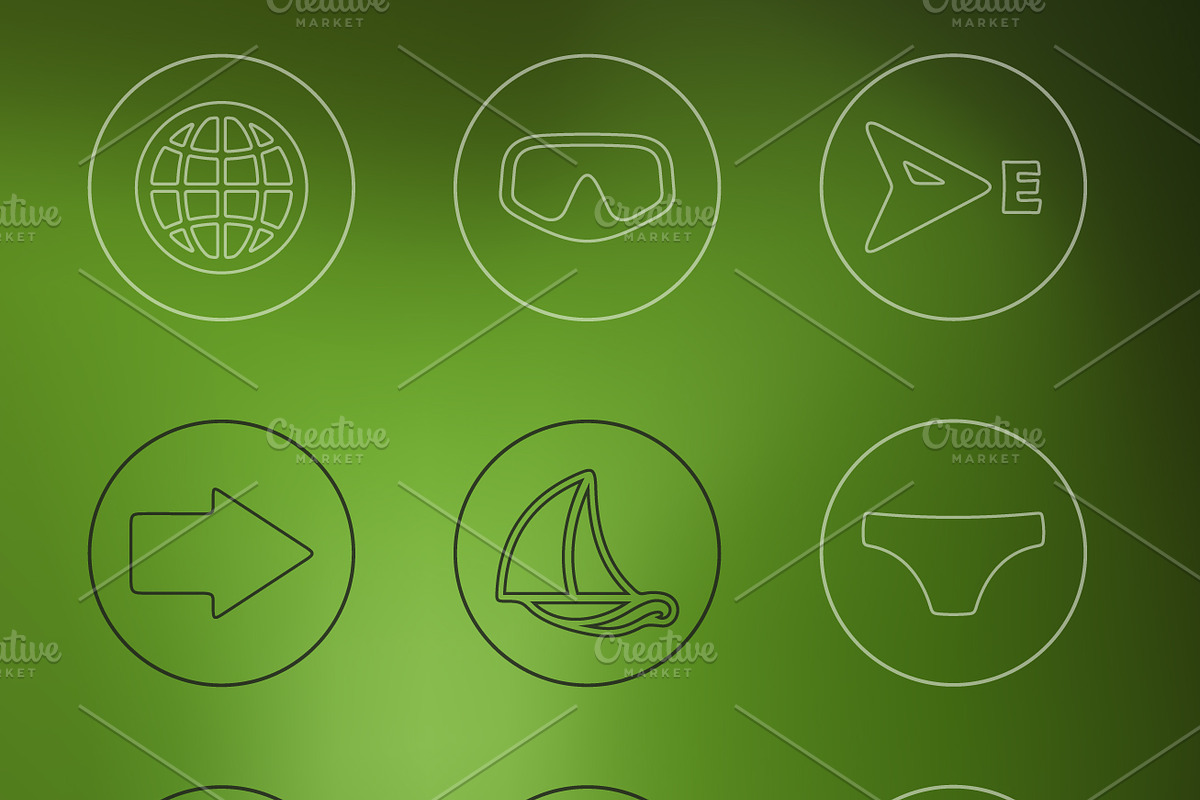 30 SEA icons, a Templates & Theme by Palau