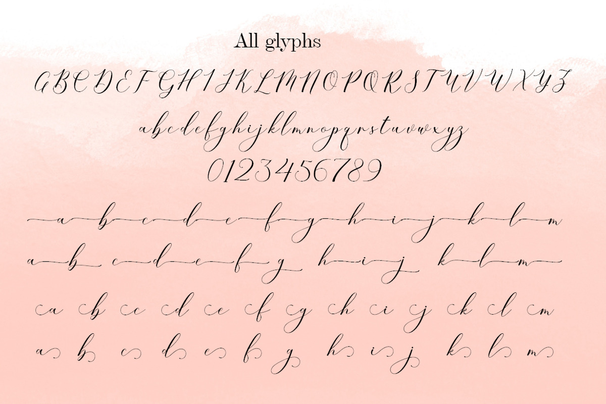 Always Script, a Script Font by Amarlettering (Photo 5 of 6)