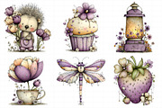 Whimsical Spring Clipart, an Illustration by Daily.Designs (Thumbnail 3 of 7)