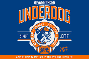 Underdog Sans Typface