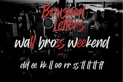 Brushed Letters - Hand Drawn Brush, a Handwritten Font by Gassstype (Thumbnail 7 of 8)