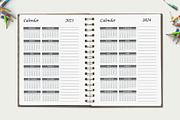 Ultimate Planner Bundle 2023-2024, a Stationery Template by ROJI CREATOR (Thumbnail 2 of 9)