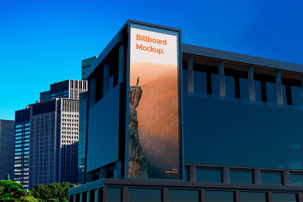 Billboard Mockup Billboard, an Advertising Mockup by Farabion Studio (Photo 3 of 4)