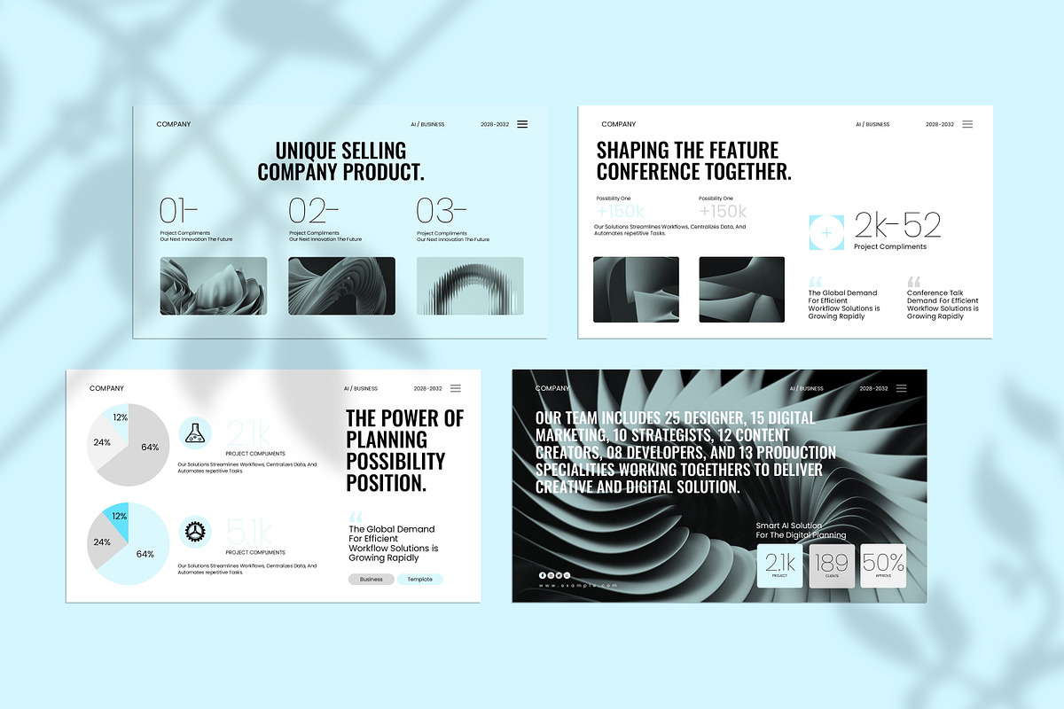 Minimal Pitch-Deck Presentation, a Presentation Template by Slide-Agency (Photo 4 of 9)