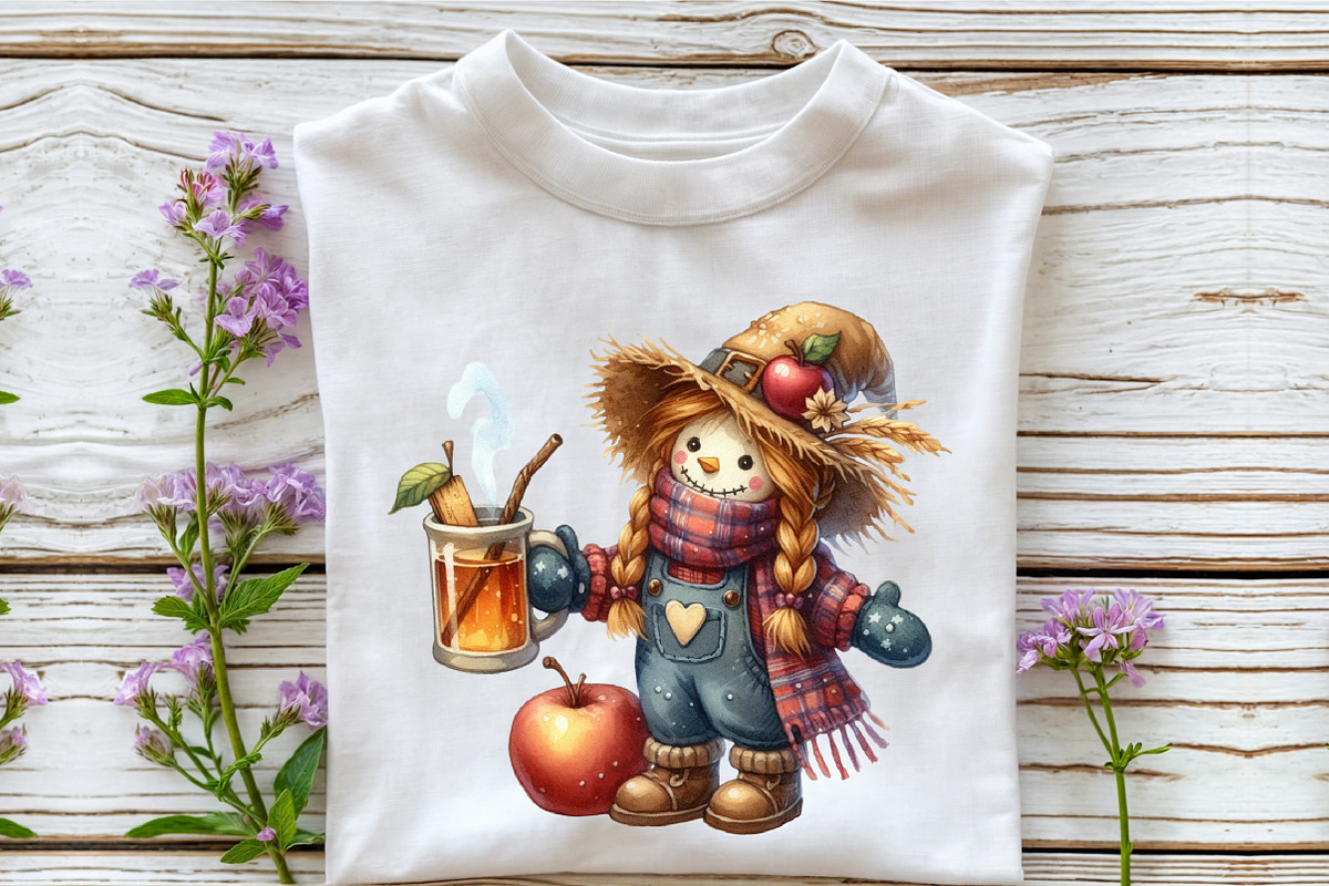 Scarecrow Girl Clipart, an Illustration by Rose Art (Photo 4 of 8)