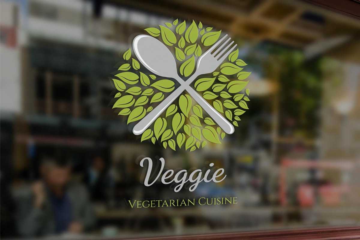 Vegetarian Restaurant Logo, a Branding & Logo Template by 7Theme (Photo 4 of 5)