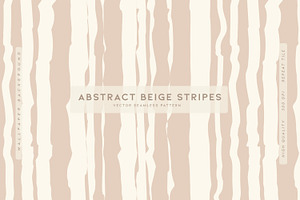 Abstract Beige Stripes