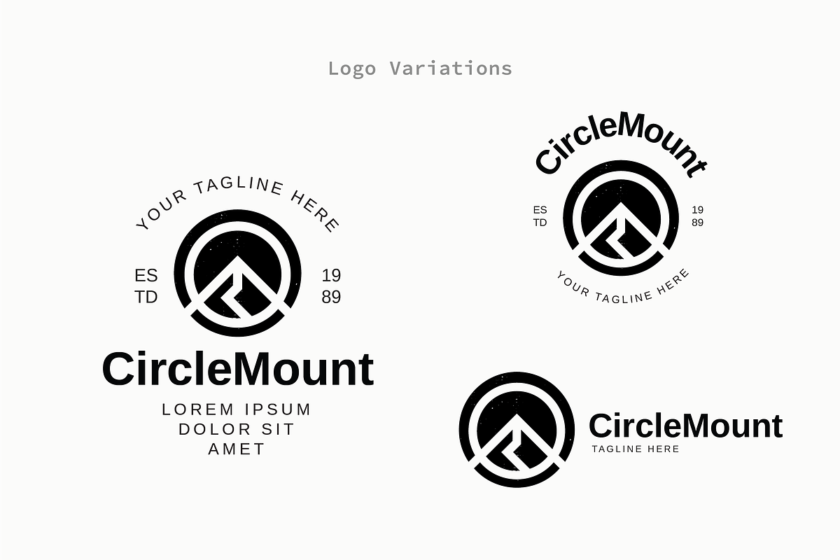 Circle Mount - Premium Logo Template, a Branding & Logo Template by Minimalist Logos (Photo 3 of 7)