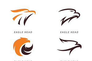 Eagle Head Logo Vector Illustration