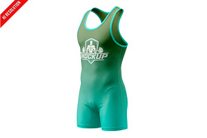 Weightlifting Singlet Mockup PSD, an Advertising Mockup by Bruno's Shop