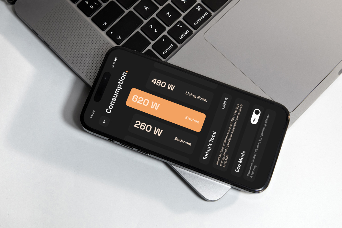 Arklo – Home Control App UI Design, an App Template by twinstd (Photo 5 of 5)