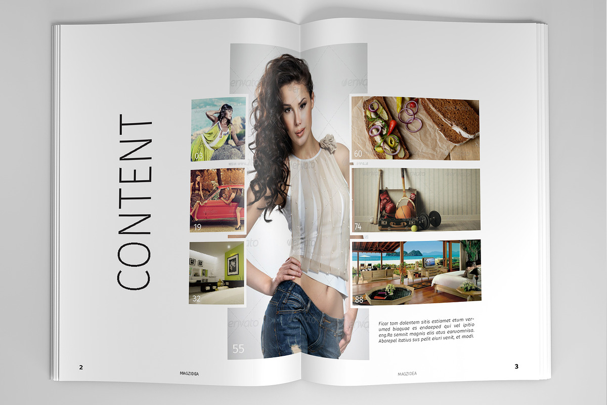 A4 & US Letter Multipurpose Magazine, a Magazine Template by DesignCorner (Photo 2 of 5)