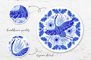 Blue Garden floral collection, an Object Graphic by DariSmartArt (Thumbnail 5 of 11)