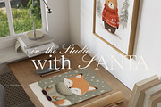 Nursery Scandi Christmas Prints, a Background Graphic by Laras Wonderland (Thumbnail 3 of 10)