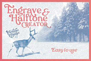 Engrave and Halftone Creator