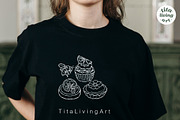 Lemon Tea Time Wedding Line Art, a Food Illustration by TitaLivingArt (Thumbnail 6 of 9)