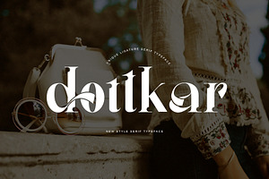 Dottkar Unique Ligature Serif
