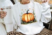 Autumn Spooky Cute Baby Clipart, an Illustration by Sublimation Artist (Thumbnail 4 of 6)