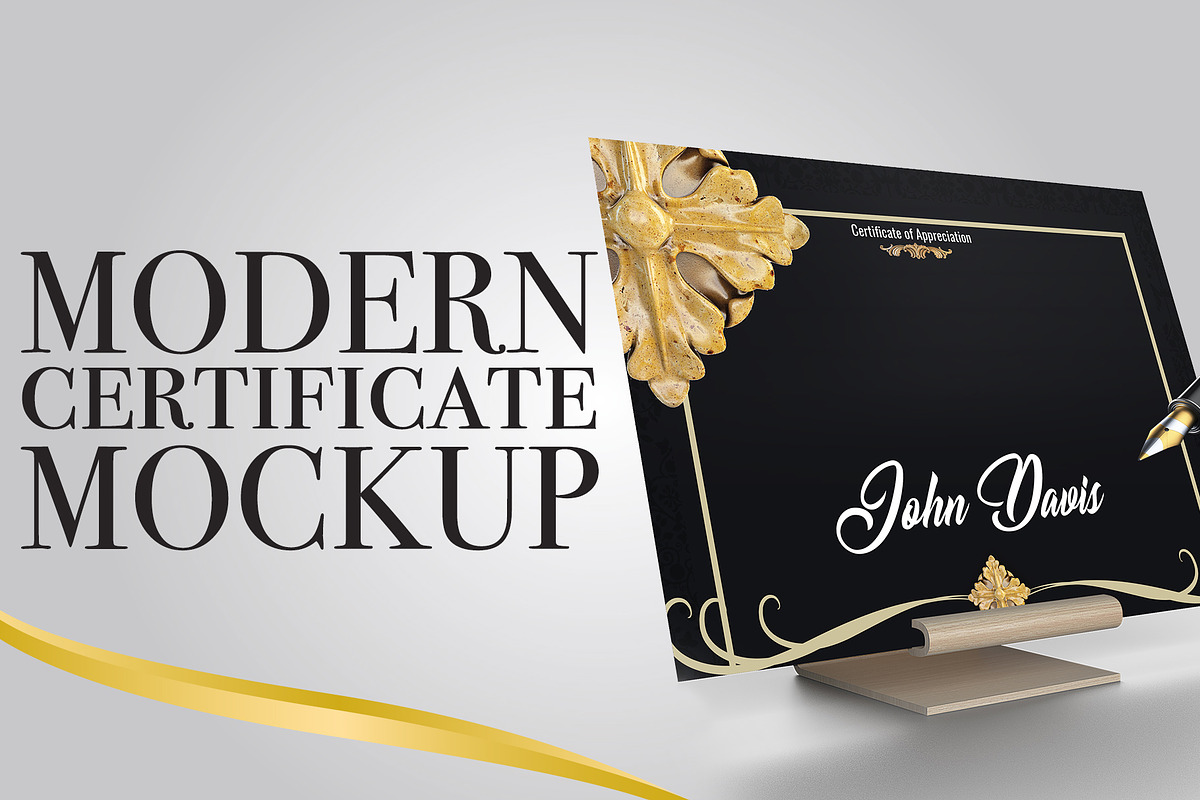 Multipurpose Certificate Mockup V1, a Mockup by ErsanK (Photo 1 of 2)