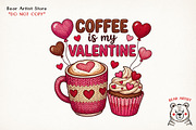 Valentine Crochet Coffee Sublimation, an Illustration by GlitterCraft (Thumbnail 13 of 41)