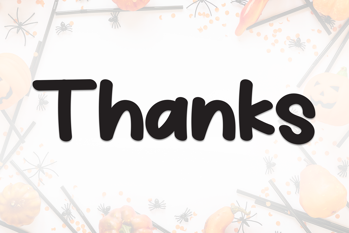 September Halloween | Script Font, a Script Font by Scratchones (Photo 8 of 8)